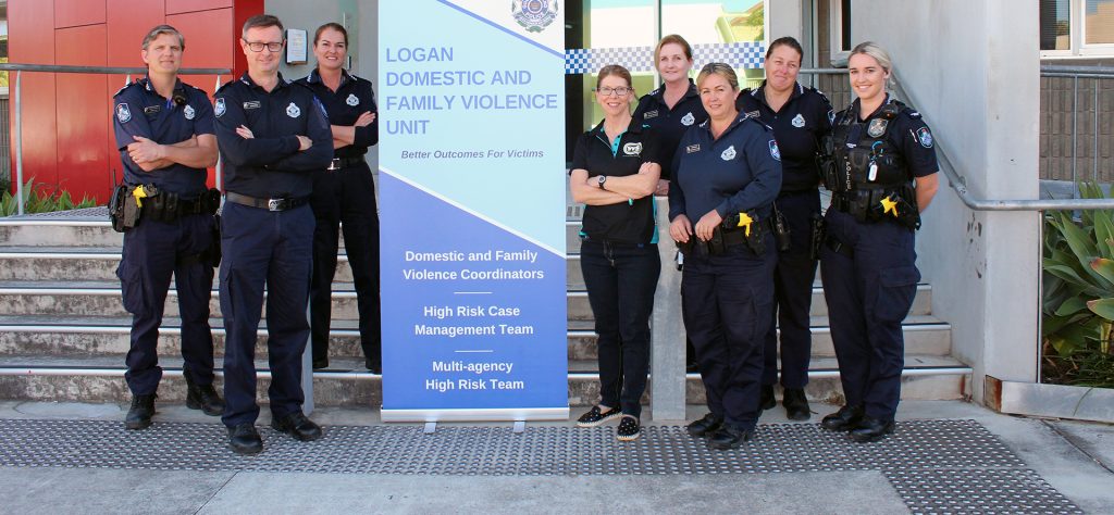 Project Hera domestic violence worker with Logan domestic and family violence unit