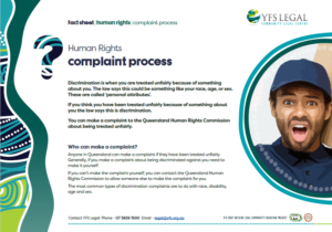 Legal education fact sheet - Human Rights complaint process