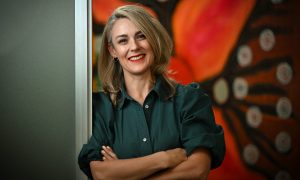 20/9/2024: Aimee McVeigh QCOSS Chief Executive Officer, at her office in West End, Brisbane. Aimee is a  strong advocate for equality, opportunity and wellbeing for all Queenslanders. pic: Lyndon Mechielsen/Courier Mail